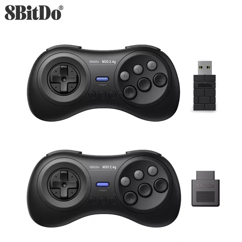 

8bitdo M30 2,4G мини-геймпад для Sega Genesis Mini и Mega Drive Mini M30 2,4G контроллер для Sega Genesis Sega Mega Drive