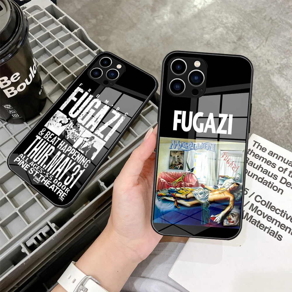 Стеклянный чехол для Iphone 14 Fugazi Punk Rock Flyer стеклянный IPhone 13 12 11Pro XR XS MAX Plus SE Pro