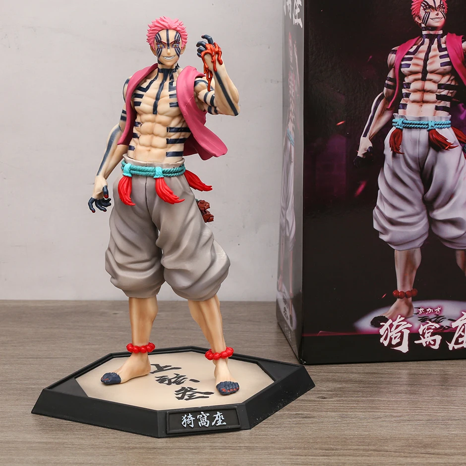 

Коллекционная Статуэтка из ПВХ 27 см, рассекающая демонов, Akaza, аниме-фигурка, игрушка