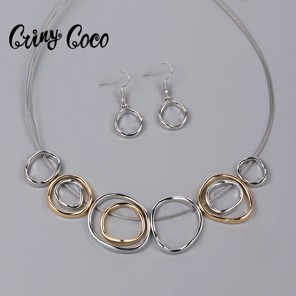 

Cring CoCo Geometric Enamel Choker Aesthetic Accessories Chains Gift Party Designer Luxury Fashion Jewelry New in Necklace Women