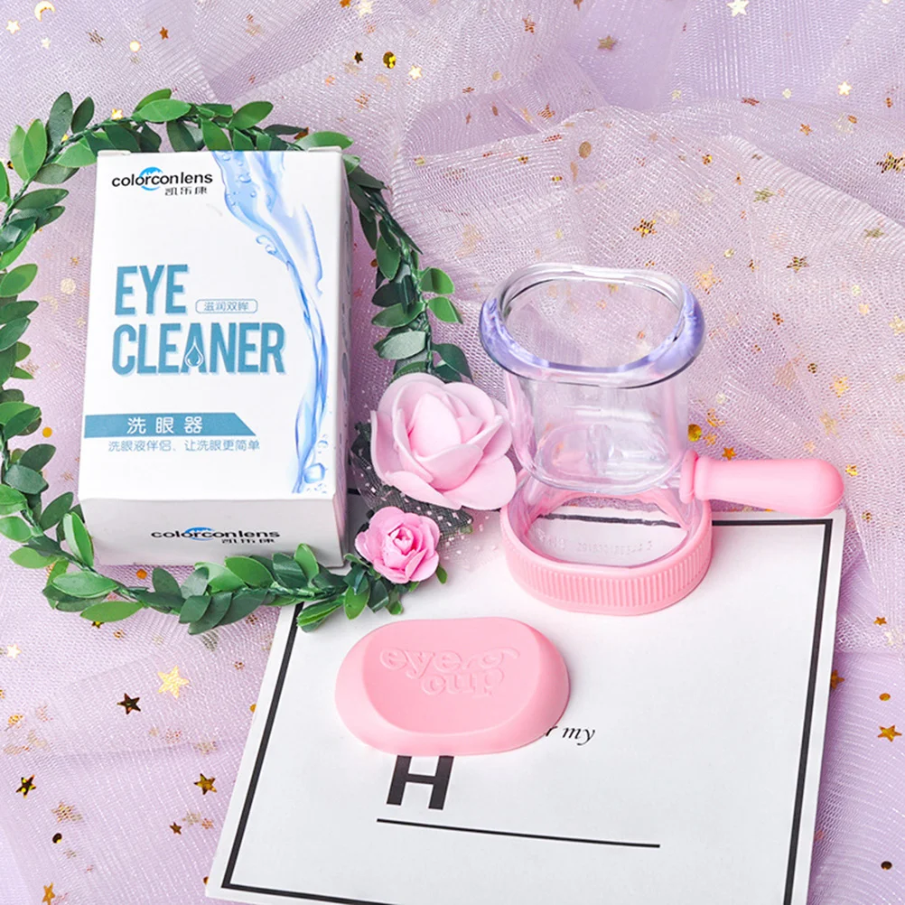 

Clear Cups Glass Eye Cup Eye Flush Cup Sink Eye Cups Eye Wash Saline Eye Wash Eye Bath Kit Silicone Eye Wash Cup Travel