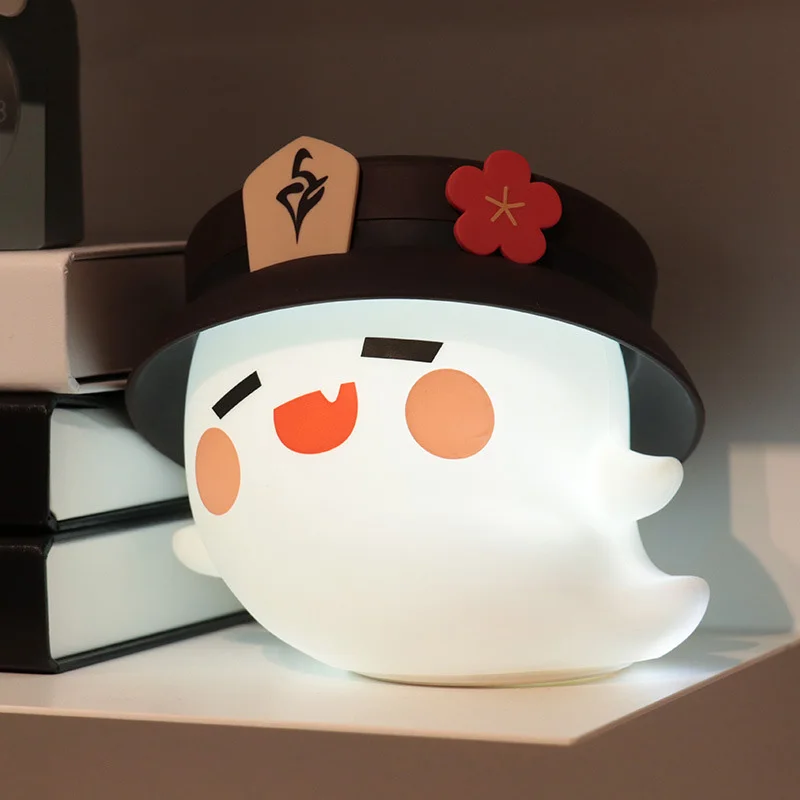 

Genshin Impact Hu Tao лампа Косплей Hutao лампа призрак силиконовый светильник Аниме Фигурка светодиодсветодиодный настольная лампа декоративная игрушка