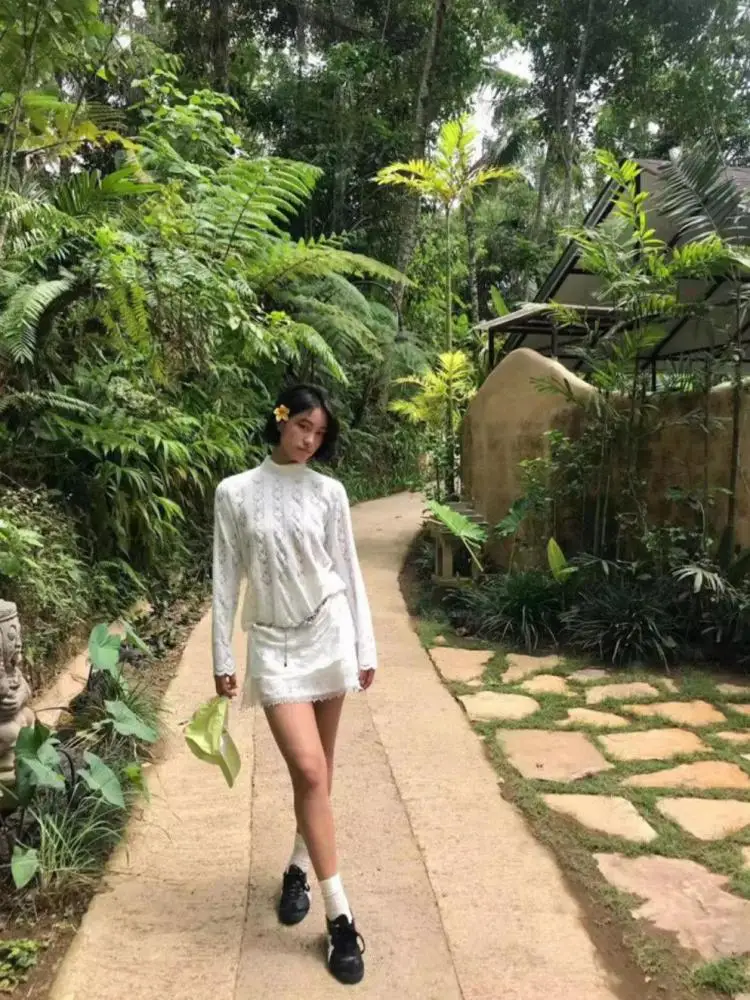 Genayooa Harajuku кашемировый свитер женские вязаные пуловеры с длинными рукавами Y2k