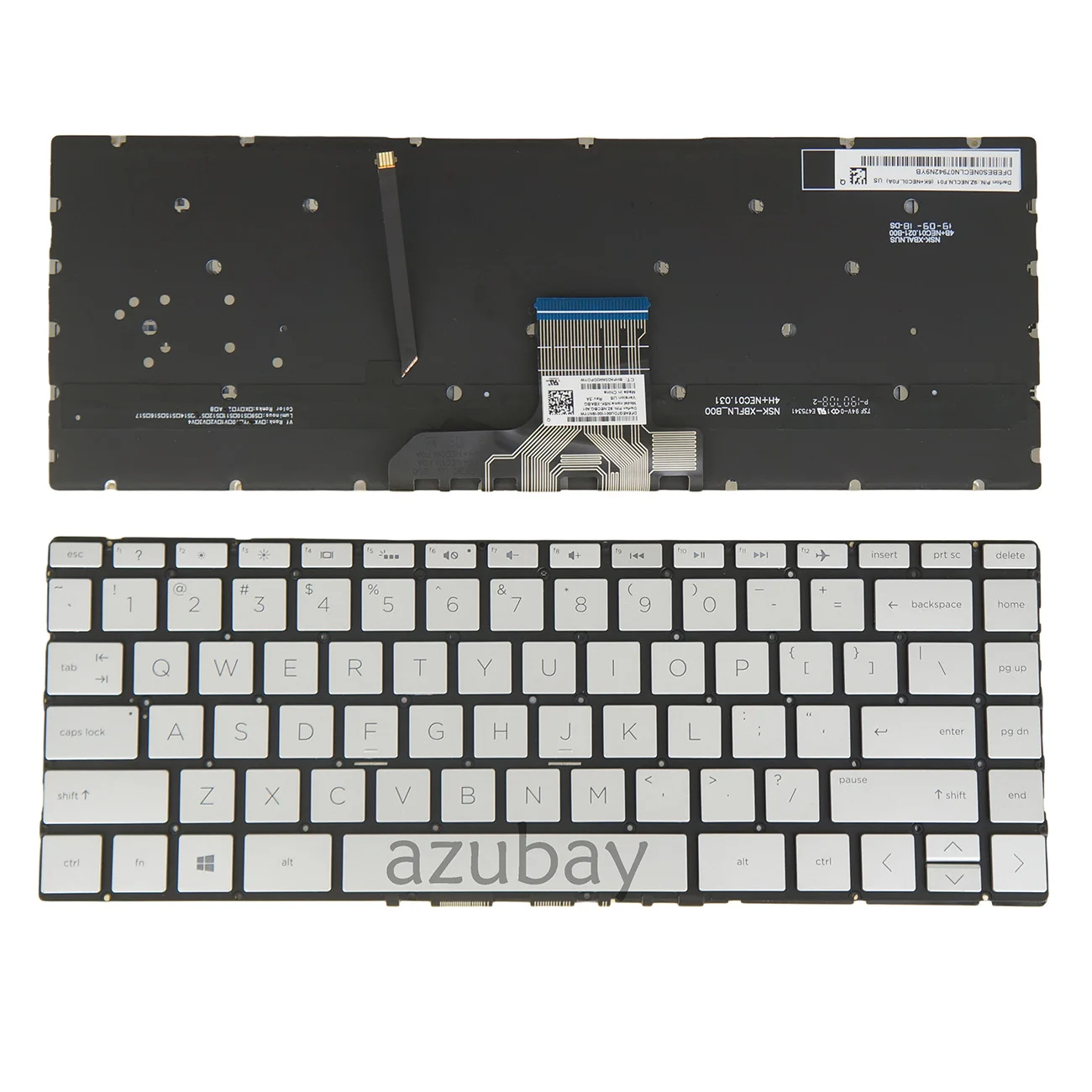 клавиатура с подсветкой для hp spectre 13-ap 13t-ap l48503-211 nsk-xbjbq 9z.necbq.j0h 9Z.NECBW.Q0Q XBQ