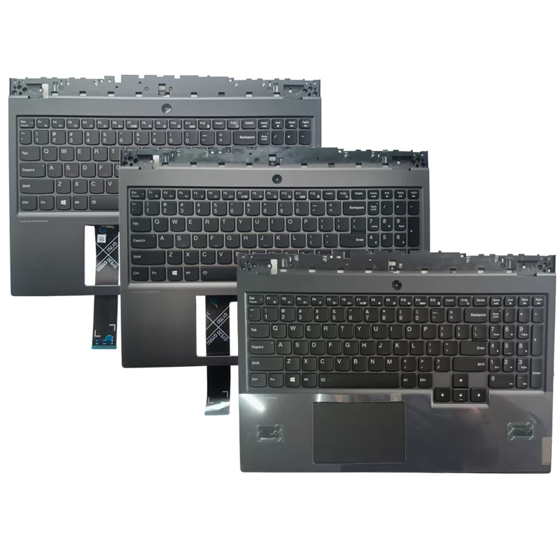 

For Lenovo Legion 5-15IMH05H -15IMH05 -15ARH05H -15ARH05 US laptop keyboard with Upper case Palmrest keyboard
