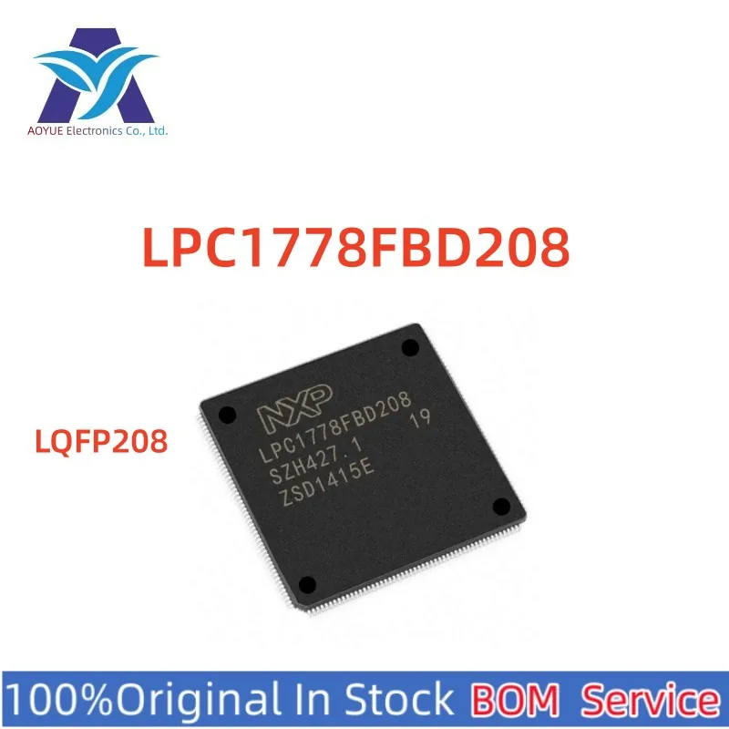

100%Original New IC Microcontroller LPC1778FBD208 LQFP208 MCU Chip Integrated Circuit One Stop BOM Service Welcome to Consult