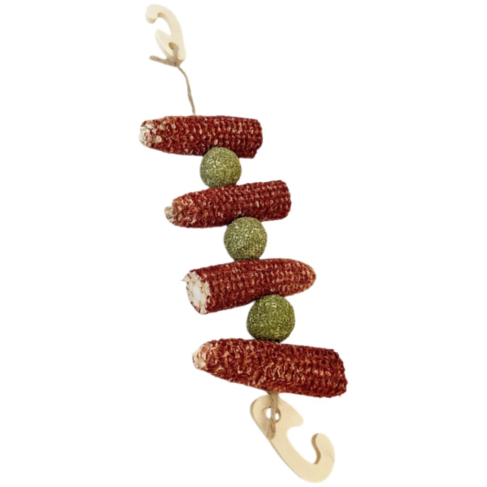 

Guinea Toy Props Guinea Toy Hamster Toys Cage Chew Supply Chinchilla Plaything Bunny Rat Corn Cob Biting Rabbit