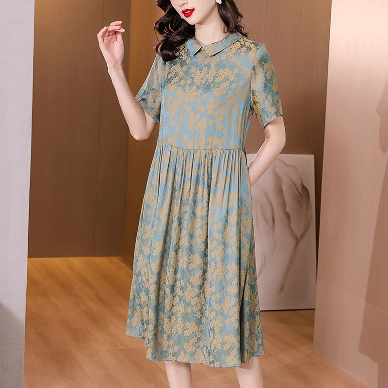 

Женское атласное платье средней длины, повседневное облегающее платье с цветочным принтом, вечернее шелковое платье в Корейском стиле, элегантное платье в винтажном стиле, лето 2023