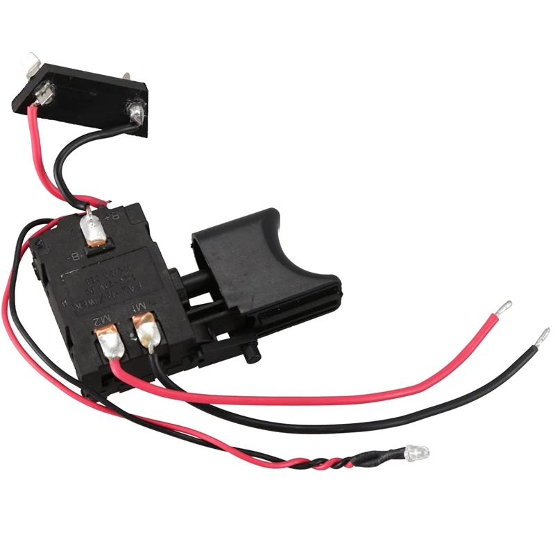 

4X 7.2 V - 24 V Lithium Battery Cordless Drill Switch Speed Control Trigger Switch With Small Light