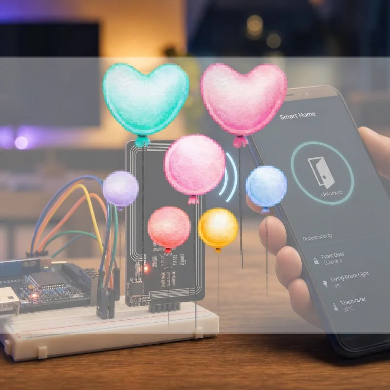 Фото Модуль чтения и записи NFC RFID PN532 V3 со встроенной антенной, поддержка I2C SPI HSU для электронных проектов DIY №4