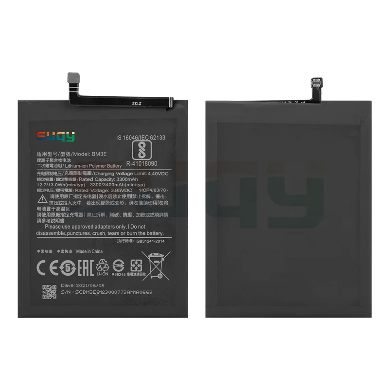 

Аккумулятор SUPERSEDEBAT для телефона xiaomi Mi 8, батарея BM3E для xiaomi Mi 8, оригинальный аккумулятор 3400 мАч, замена батареи для Mi 8