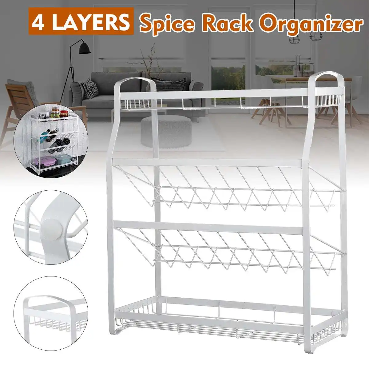 

Стойка-органайзер для специй, 4 яруса