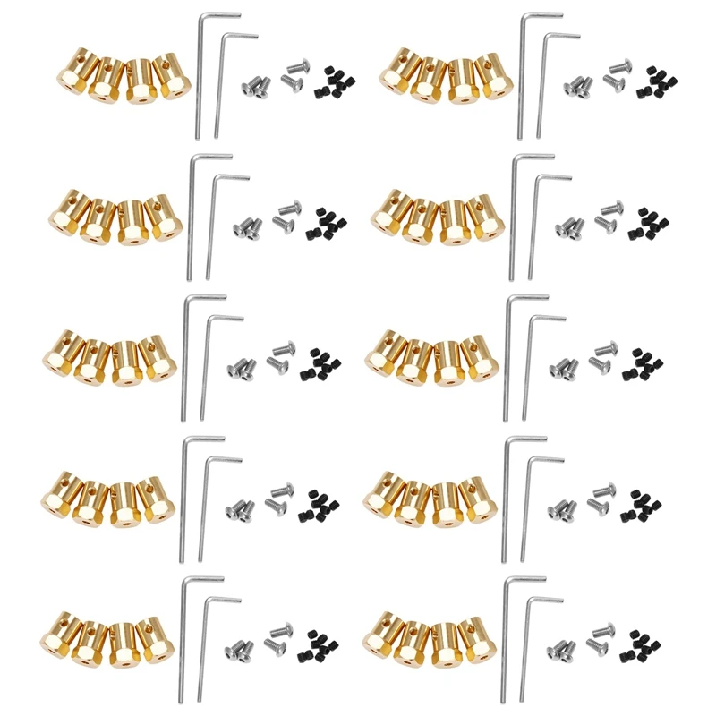 

40PCS 5mm to 12mm Brass Combiner Wheel Hub Hex Adapter for WPL B14 B16 B24 B36 C14 C24 MN D90 D91 RC Car Spare Parts