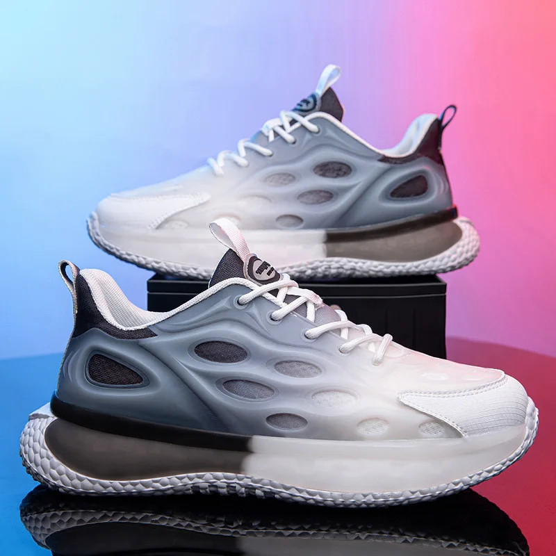 

Men Sneakers Lace Up Sport Running Shoes Breathable Mens Casual Shoes Soft Soled Platform Men Shoes Zapatillas De Deporte