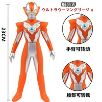 23cm large soft rubber ultraman ultrawoman grigio action figures model doll furnishing articles childrens assembly puppets toys