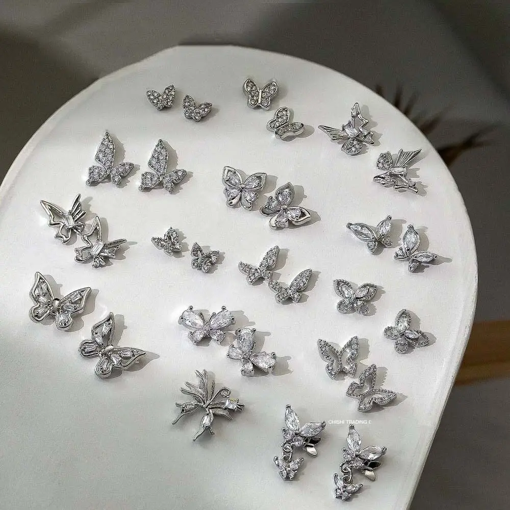 Маникюрные украшения для ногтей с бабочками сверла дизайна сделай сам