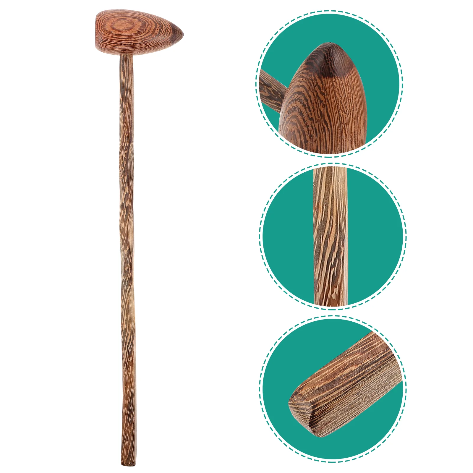 

1Pc Acupoint Massage Hammer Practical Wooden Massage Tool (Assorted Color)