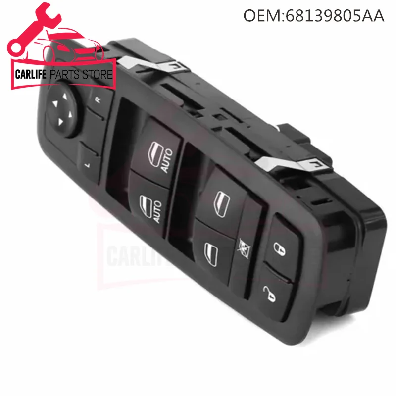 Переключатель Стеклоподъемника Power Master для 2011-2017 Dodge Charger Chrysler 300 200 C S Ram 1500 68231805AA