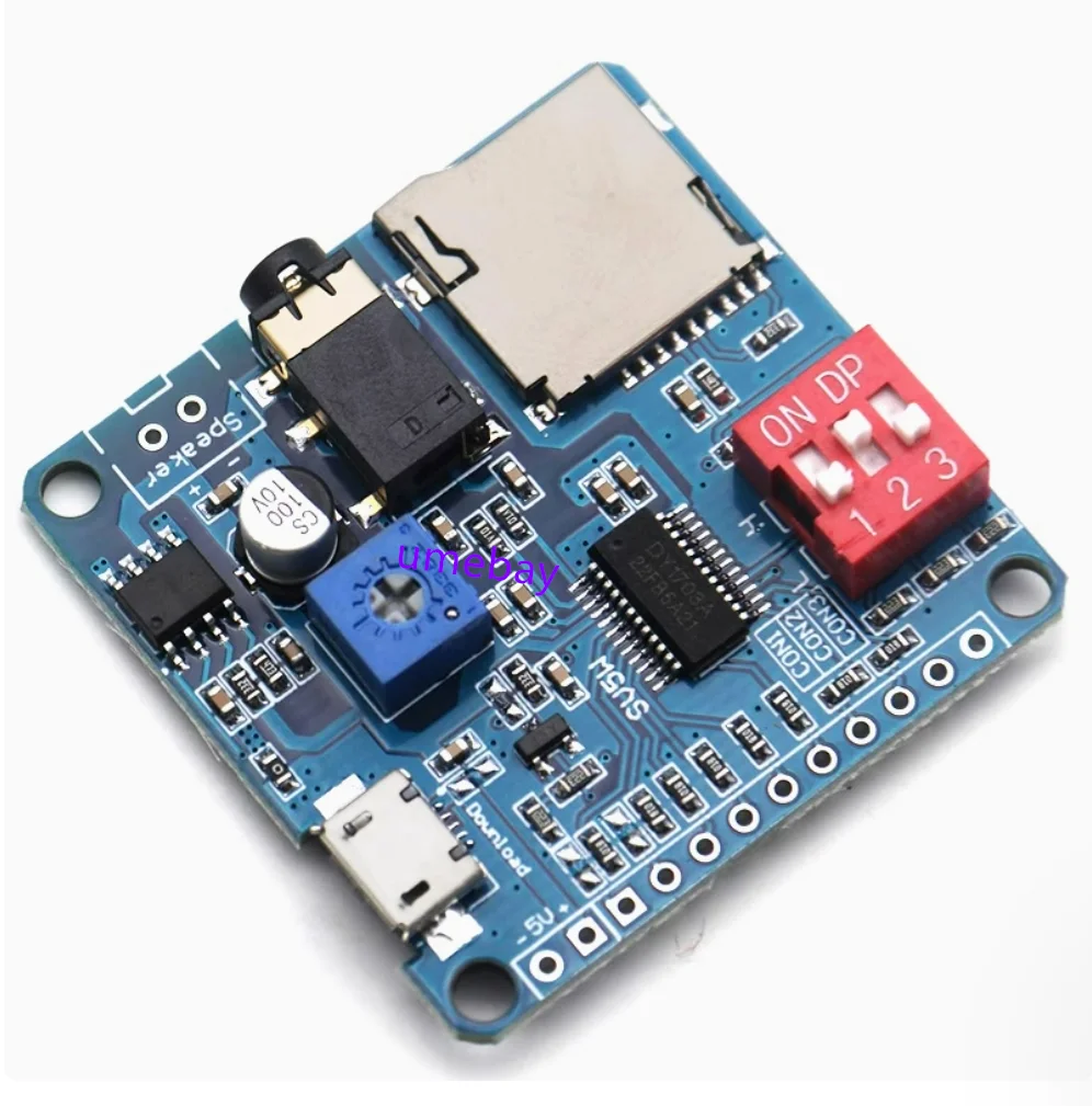 1 шт./модуль воспроизведения голоса MP3-плеер триггеры воспроизведение управление