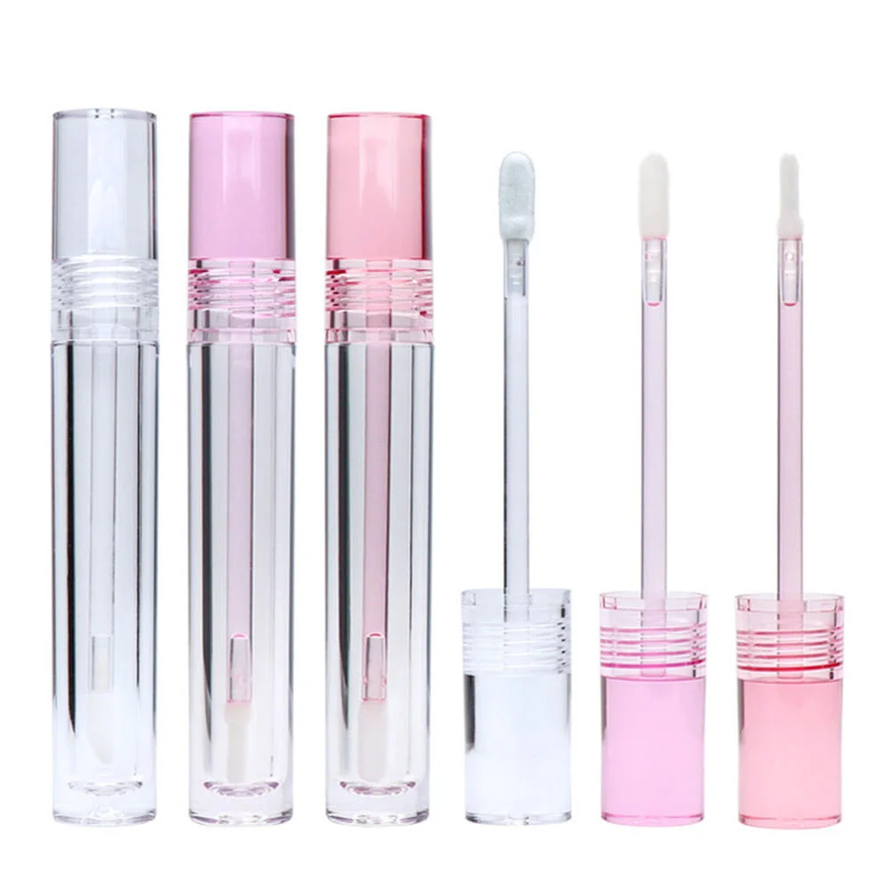 

7.5ml Round Full Transparent Lip Gloss Empty Tube Diy Handmade Lipstick Refillable Tube Bottle Empty Eyeliner Mascara Tube Tools