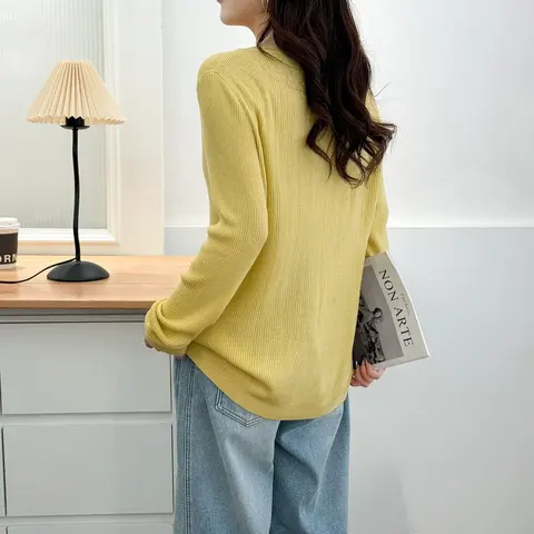 Женский вязаный кардиган вискоза нейлон полиэстер однотонный