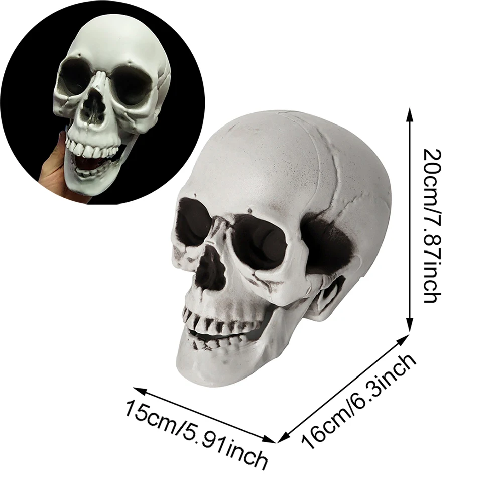 Пластиковый реалистичный череп для Хэллоуина