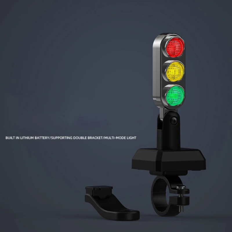 

Сигнал мотоцикла, Милая Мини-лампа для крепления на руль мотоцикла, аксессуары для безопасной езды на велосипеде