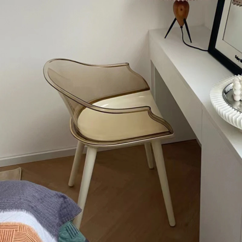 Мобильный стул Symbian скандинавский акриловый прозрачный отель ресторан домашняя