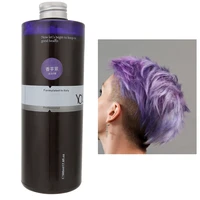 fashionable diy hair dye coloring cream mild nodamage temporary styling hair dye cream profession hairdressing tools taro purple
