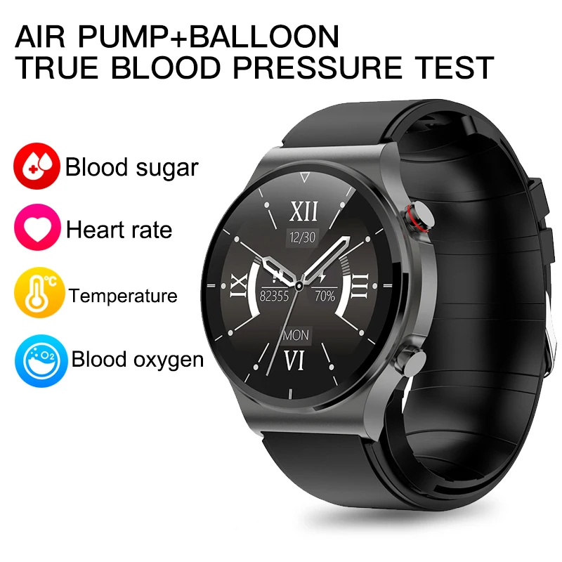 

S2 Smart Watch Custom Dial Body Temperature Air Pump Bag Type True Blood Pressure Heart Rate Smartwatch For Men Women