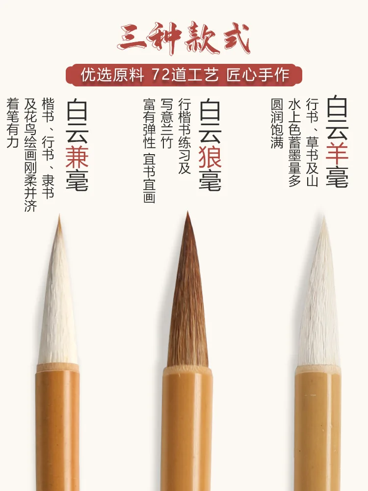 

Student Calligraphy And Traditional Chinese Painting Brush Set For Beginners, Beginner'S Introduction