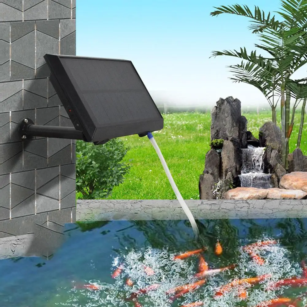 

Air Pump Solar Aquarium Outdoor Fishing Oxygen Pump Rechargeable Oxygen Pump For Fishing Fish Tranportation