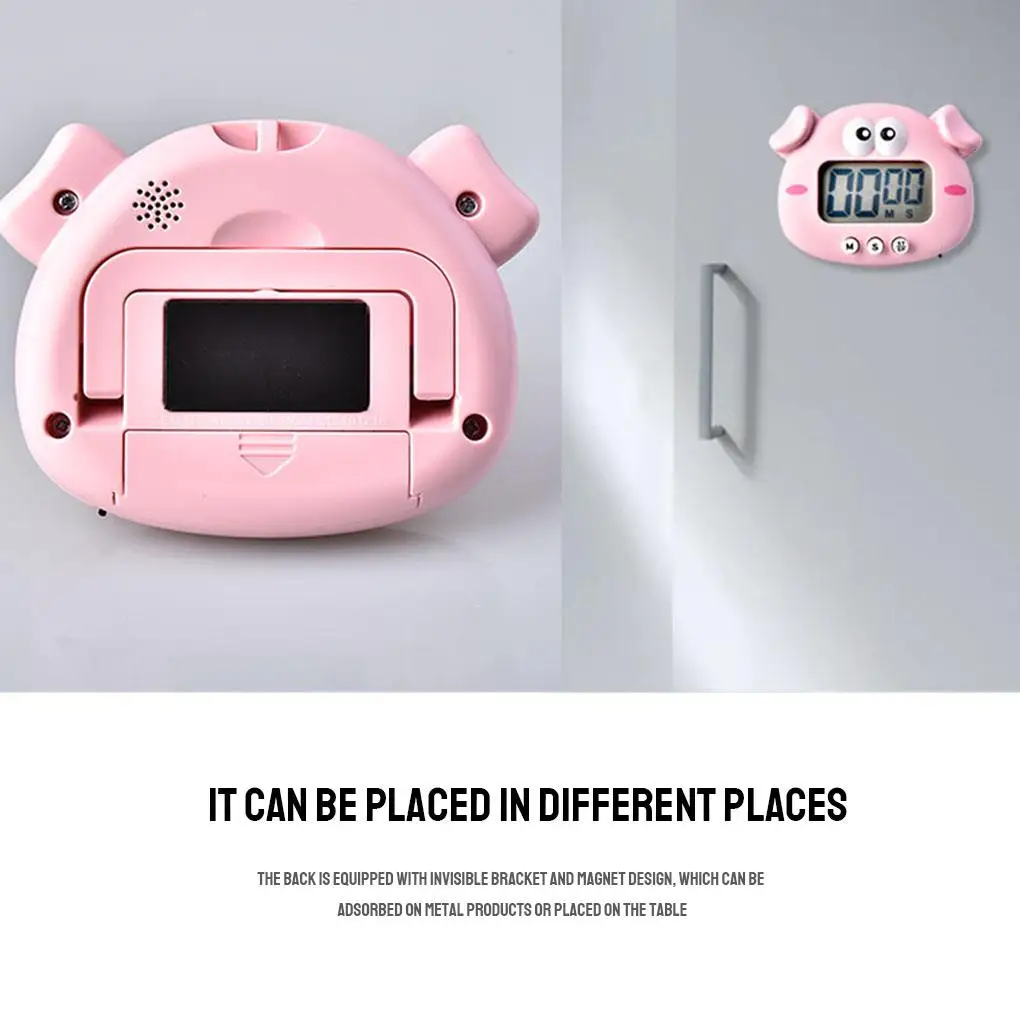 

1pc Timer Plastic Animal Shape Countdown Timer Portable Cooking Countdown Device For Home Kitchen Cooking Bake Sport Game