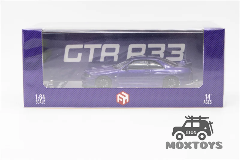 Фокусное расстояние FH 1:64 Skyline R33 GT-R BCNR33 полностью карбоновая фиолетовая