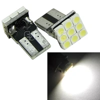 2x t10 194 168 w5w 9 led smd 3528 blanc wedge voiture clignotants ampoule lampe