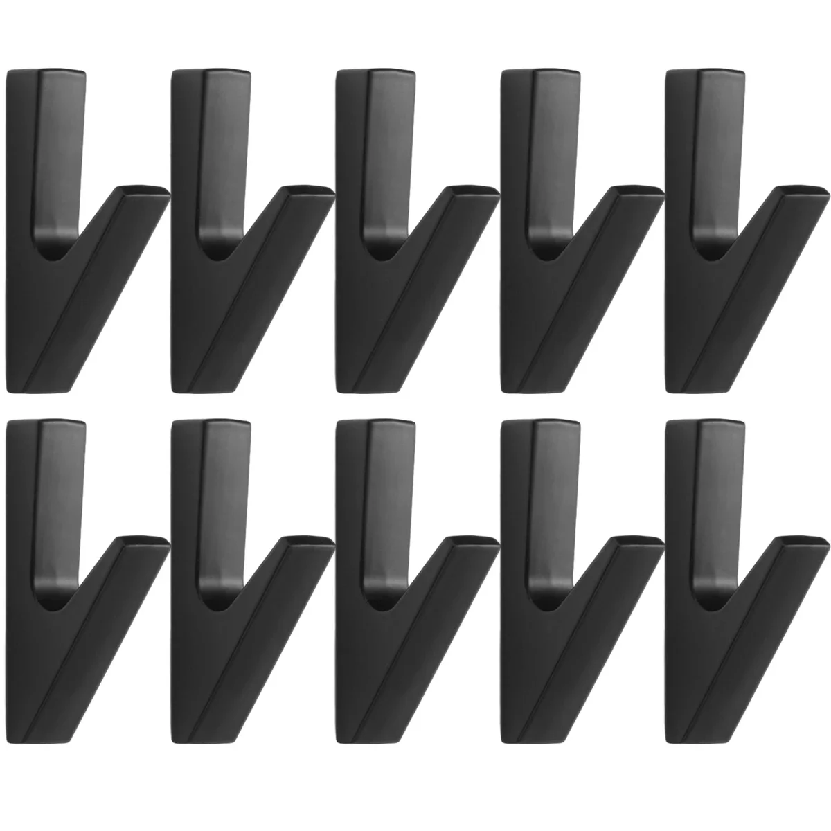 

1/5/10 шт. металлические матовые настенные крючки из алюминиевого сплава, матовый крючок для ключей, шляпы, сумки, домашний декоративный крючок, аксессуары для ванной комнаты, настенные крючки