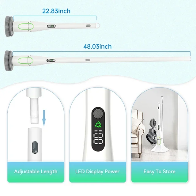 Сменная электрическая щетка для чистки 6 сменных щеток вращающийся скребок кухни