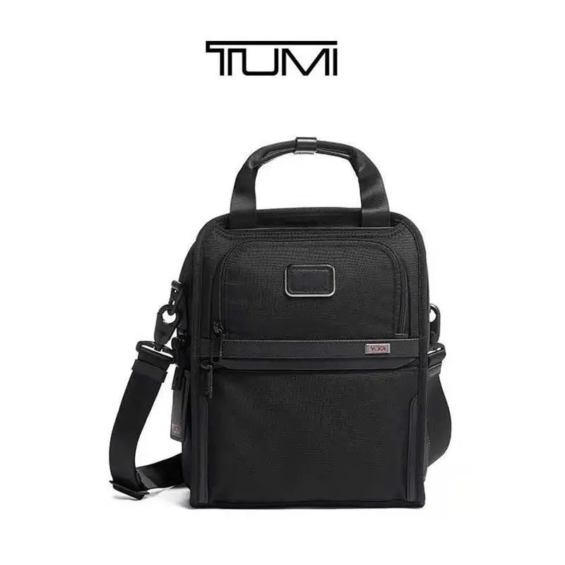 

Tumi Designer Backpack Mochilas Masculinas Ballistic Nylon Men's Backpack Business Casual Messenger Shoulder Bag Briefcase