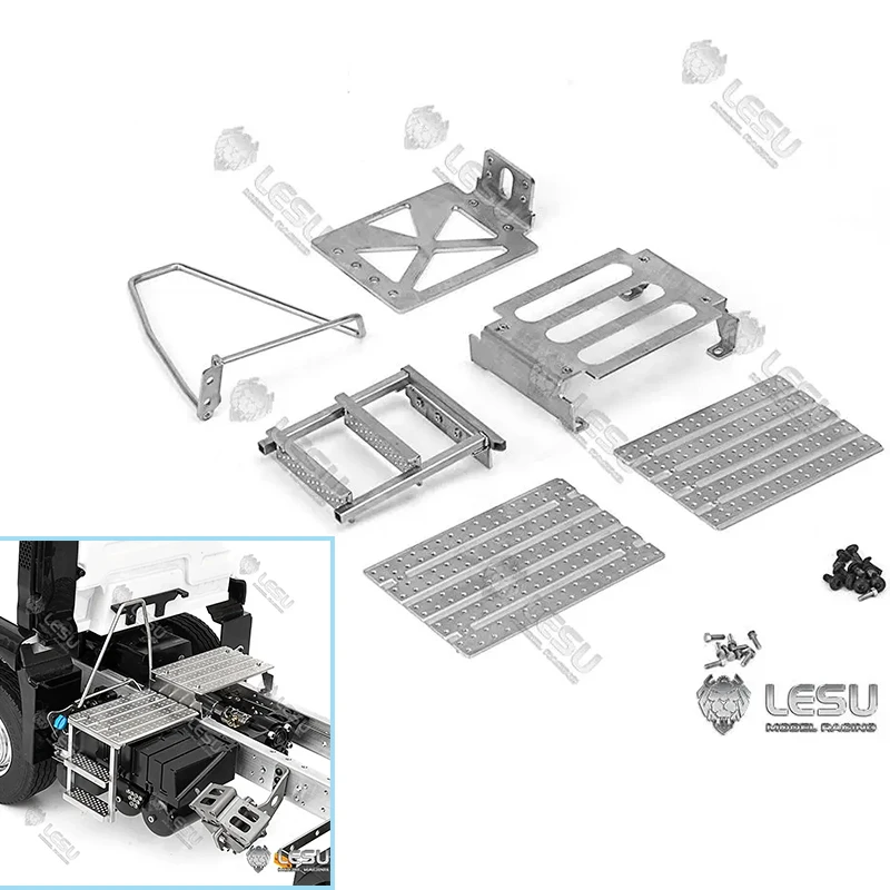 Педаль 1/14 LESU грузовик Tamiya Oka трактор универсальная металлическая педаль G-6212
