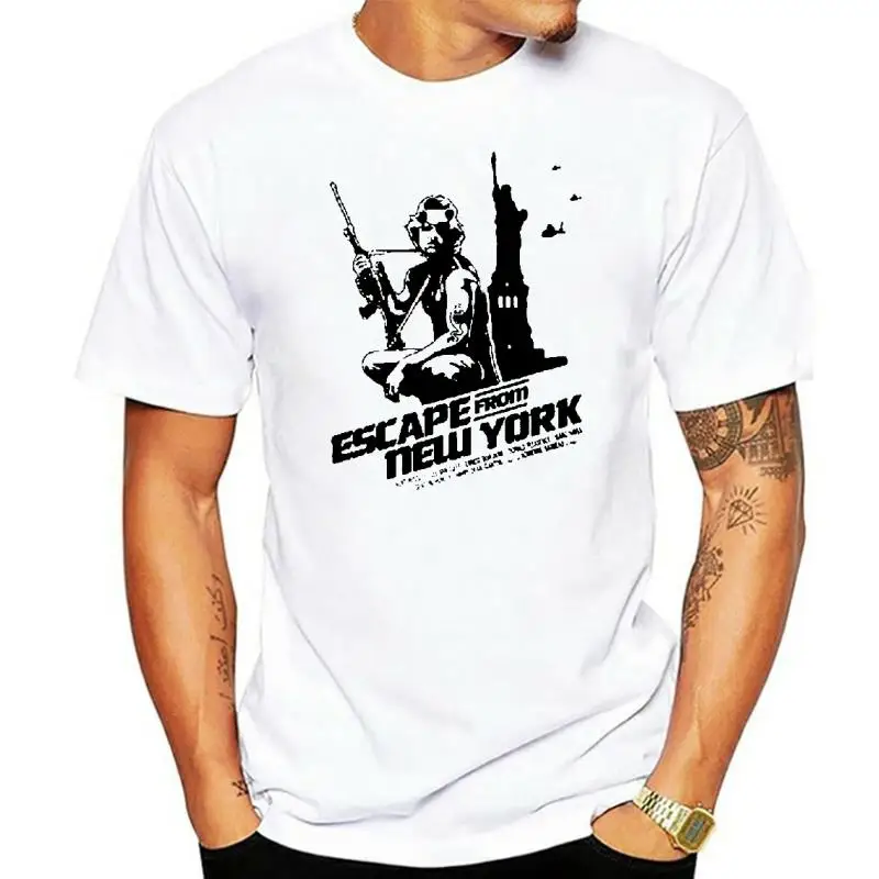 

Escape From New York 80s Action Movie Retro T Shirt 991 men t shirt