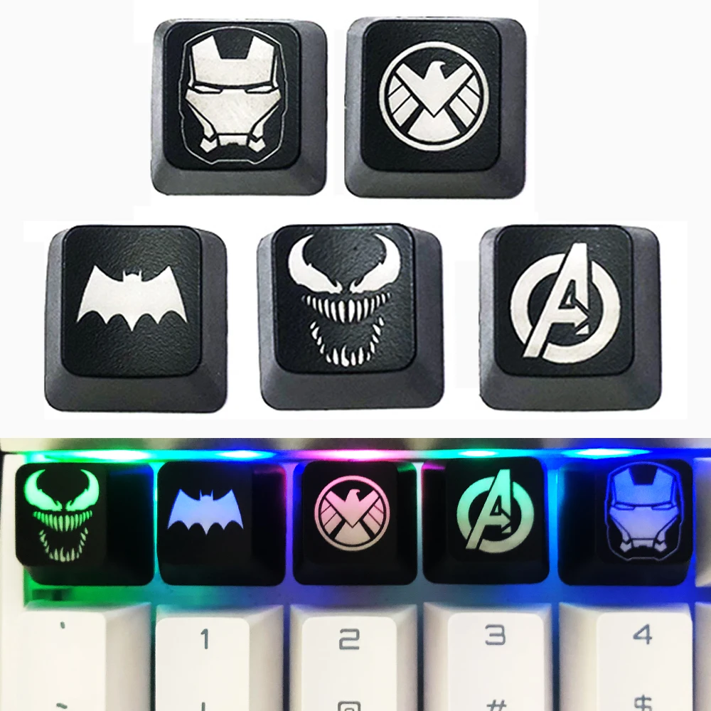 

Custom Backlit Keycap For Mechanical Keyboards - R4 Height - ABS Material -1Pcs Replacement Cap for ESC and All R4Keys