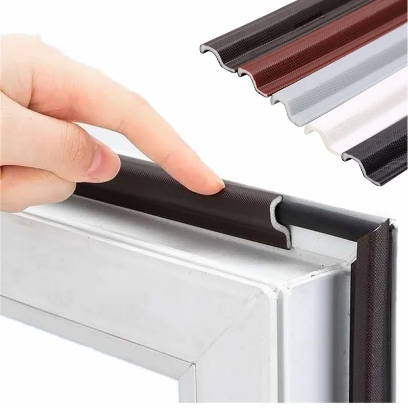 4M-40M Wearable Door Window Sealing Strips Acoustic Pu Foam Self Adhesive Tape Waterproof Dustproof Sealing Tape Seal Gap Filler