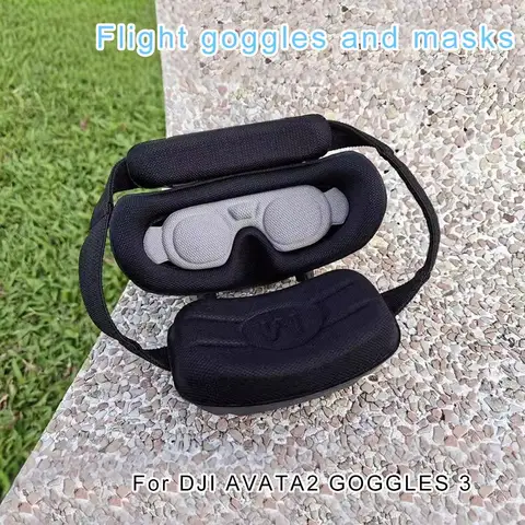 Новые высокоточные летные очки для DJI Avata 2, 3, губчатая маска для глаз, затеняющая подушечка, пылезащитные защитные подушечки для глаз