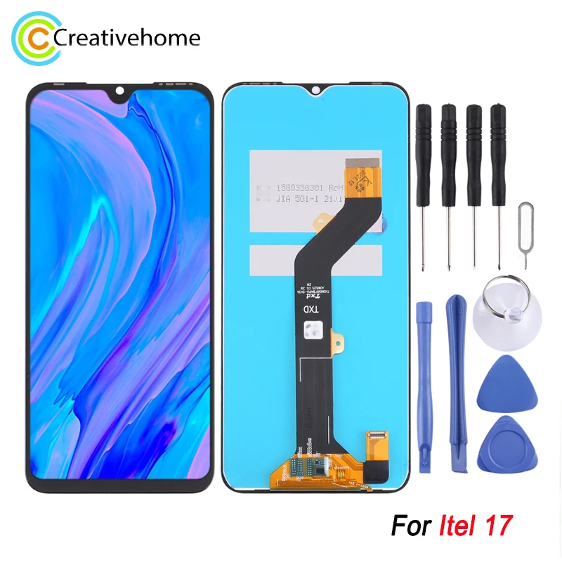 

Высококачественный ЖК-экран и дигитайзер в сборе для Itel 17, сменный ЖК-дисплей + цифровой преобразователь зеркального экрана в сборе