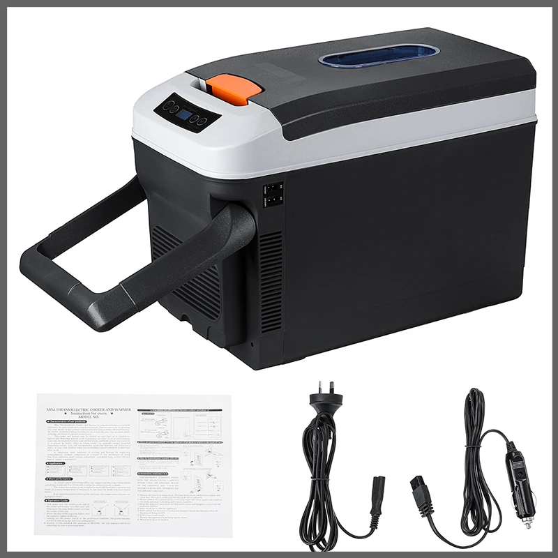 

35L Mini Refrigerator Car Home Dual Use Fridges Portable Keep Food Fresh Drink Cooler Organizer for Car Home Outdoor Pinic