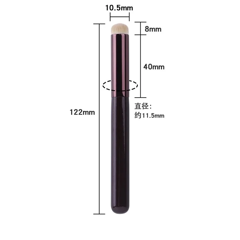 Супермягкая матовая помада кисти для растушевки мини макияжа Kumo круглая Точная