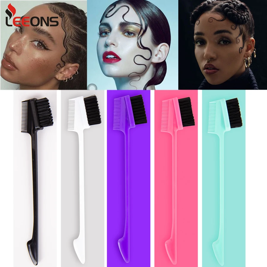 

Wig Accessories Broken Hair Brush Eyebrow Comb Grooming Tool Multi-Functional Brush Hair Dye Brush Double-Head Comb Baby Hair