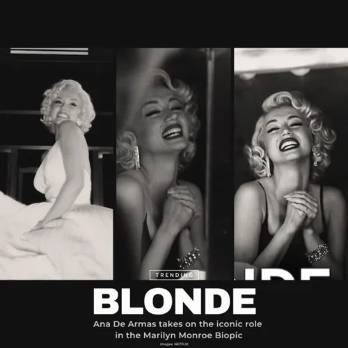 

Blonde 2022 Movie Wall Art Print PVC Poster PP Glue Transparent Waterproof Tear-Off Ready To Paste