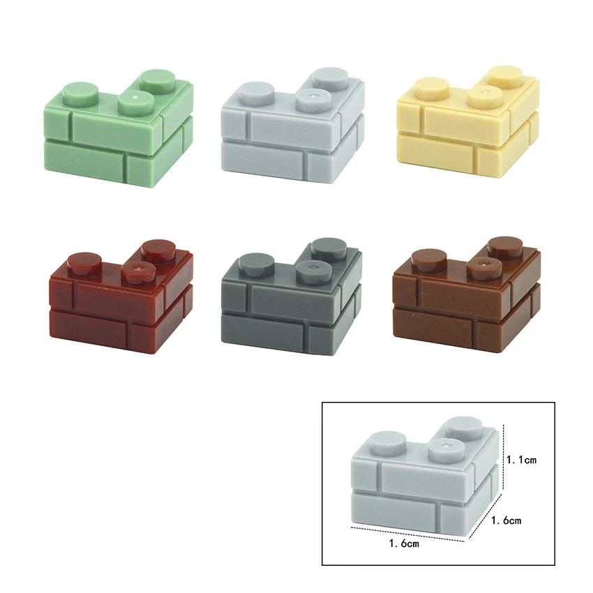 Толстая стена фигурки кирпичи совместимые с 98283 15533 DIY 1x2 1x3 1x4 1 + 2 точки