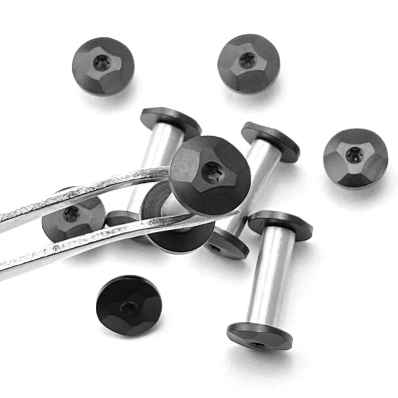 12 шт. / партия 416 нержавеющая сталь материал рукоятка для замка M4 резьбовые винты T8